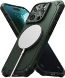 Ringke Rugged Gear Magnetic - Hoesje Geschikt voor Apple iPhone 16 Pro Max - Back Cover Compatibel met MagSafe - Shockproof TPU - Groen