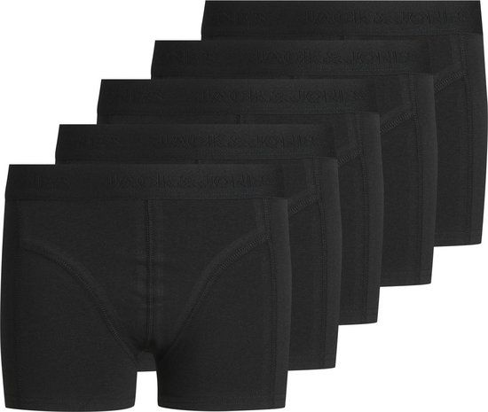 JACK&JONES JUNIOR JACSIMPLE TRUNKS 5 PACK JNR Boxershorts - Black - Size 176