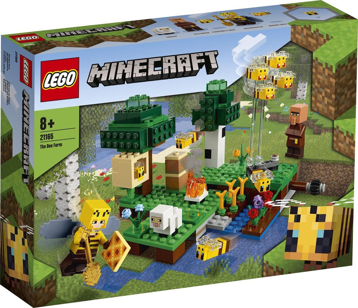 LEGO Minecraft De Bijenhouderij - 21165 - Bouwset - 5702016913774