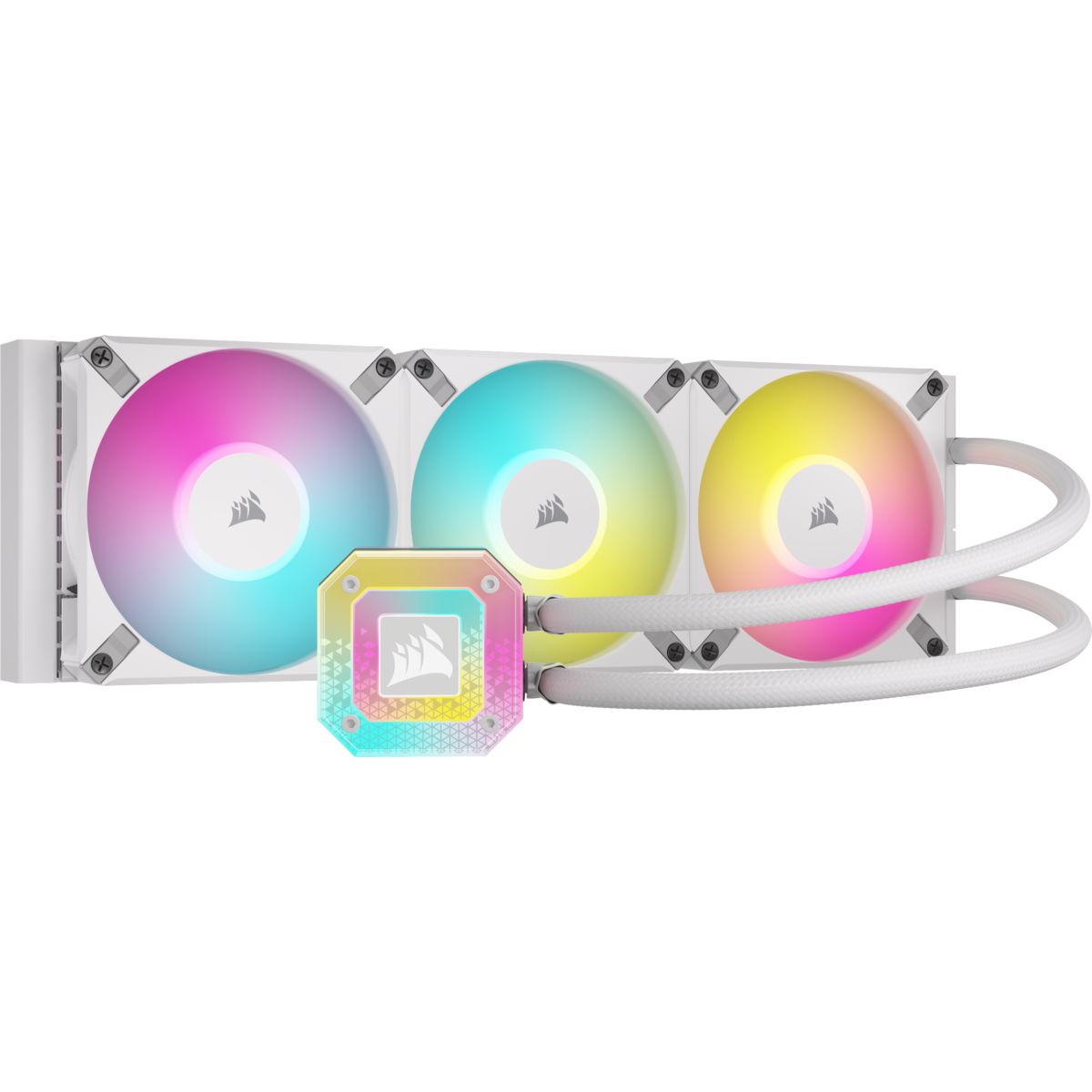 Corsair iCUE H150i ELITE CAPELLIX XT White 360mm Radiator Liquid CPU Cooler