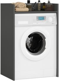 Akord Wasmachine Kast / Wasmachine Ombouw / Wasmachine Meubel FIN / Grafietgrijs / 64 x 98 x 50 cm