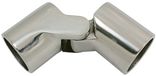 Marine Town Support de tube pivotant en acier inoxydable argent 25 mm