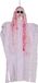 Fiestas Guirca Horror hangdecoratie spook/geest pop wit met bloed 50 cm