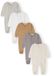 Minoti baby pyjama 5-pack unisex onesie - met voetjes