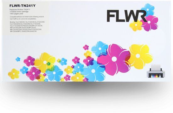 FLWR - Toner TN-245 Geel - Geschikt voor Brother - 8719551007964