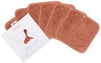 Timboo Serviettes Douces Réutilisables Lot de 6 20x20cm | Sunrise Orange