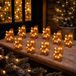 Lumineo Lichtsnoer - 2x - 5 verlichte eekhoorns - LED lichtsnoer - 17,5 x 200 x 13,5 cm - kerstverlichting