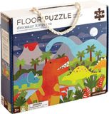 Petit Collage Wild&Wolf Vloerpuzzel Dinosaurussen 24 stuks