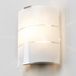 Lindby Wandlamp Vincenzo - Glas, Metaal - 1 Licht - E14 - Wit Gesatineerd, Helder, Zilverkleurig