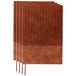 Merkloos Notitieboekje / opschrijfboekje Elian A5 - bruin - 4x15 cm - 100 pagina's - harde kaft - ribfluweellook
