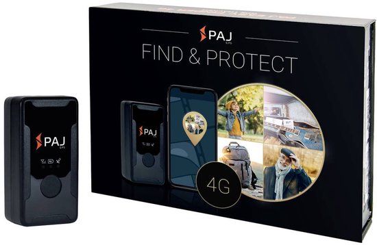 PAJ GPS EASY FINDER 4G GPS-tracker Zwart