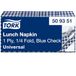 Tork Lunchservet Blauw Geruit, 1/4 gevouwen, 1-laags, 33 x 33 cm, 8 x 400 servetten, 509351