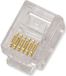 DATACOM RJ12 UTP-connector, 6 polig, balvormig, verpakking van 10 stuks