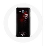 Maniacase Etui voor Samsung Galaxy J3 Lucifer-serie zwarte achtergrond