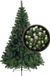 Bellatio Decorations kerstboom H180 cm - met kerstballen salie groen