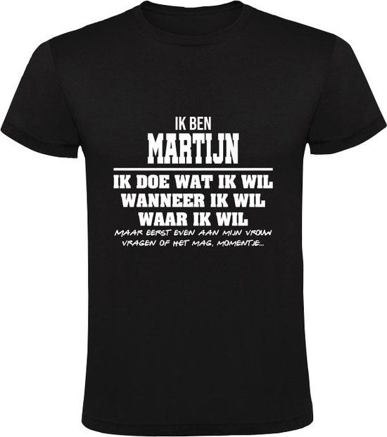 Sol's Martijn Heren T-shirt - Zwart - 3XL - Katoen