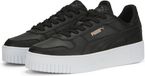PUMA Carina Street Dames Sneakers - Puma Black-Puma Black-Rose Gold-Puma White
