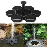 AS20A Mini Pompe à eau pour fontaine alimentée par énergie solaire Décoration d'aquarium flottant pour jardin