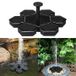 AS20A Mini Pompe à eau pour fontaine alimentée par énergie solaire Décoration d'aquarium flottant pour jardin