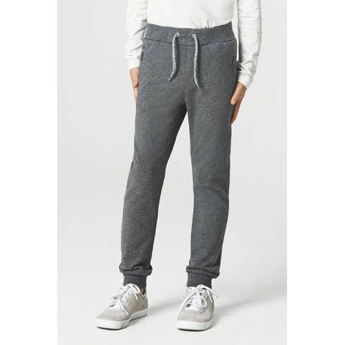 NAME IT KIDS broek NKMHONK donkergrijs melange