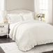 Lush Decor Reyna 3-delige dekbedset, wit, California King