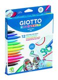 Giotto Flamastry Cedor textile 8+4