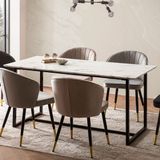 Sky Style Duif 180 cm Eettafel Marmer / Wit