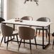 Sky Style Duif 180 cm Eettafel Marmer / Wit