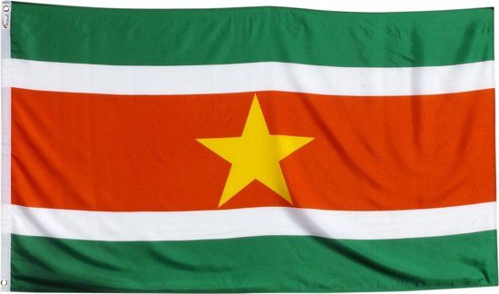 Trasal - vlag Suriname – surinaamse vlag 150x90cm