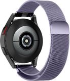 Strap-it Milanees bandje lichtpaars voor Samsung Galaxy Watch 5 / 4 / Classic