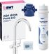 BWT AQA Drink Pure 2.0 met MyAQUA Protect | Filterpatroon | voor zuiver en fris drinkwater | Vermindert chloor, kalk en zware metalen | Eenvoudig te vervangen | Langdurige filterprestatie | Compatibel met BWT AQA drink Pure systemen