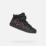 GEOX KALISPERA MEISJES Sneakers - ZWART/VIOLET - Maat 27
