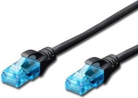 Ewent EW-5U-010 netwerkkabel 1 m Cat5e U/UTP Zwart