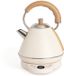 CREATE KETTLE RETRO PRO Bouilloire électrique 1 L avec contrôle de température - Blanc cassé