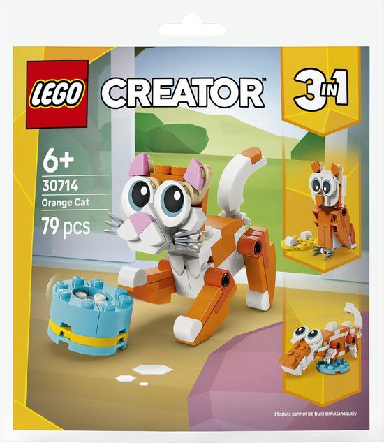 LEGO Creator - Oranje Kat (paperbag) - 30714