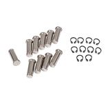 CELOTM Metalen Zilver Achterkant Motorfiets Voetsteunen Kit
