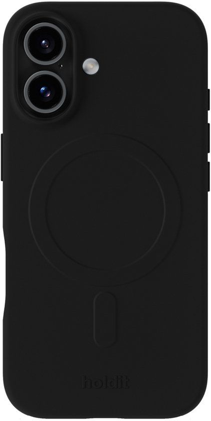Holdit Soft MagSafe Case voor de Apple iPhone 17 - Zwart