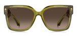 Etro Etro 0127/s Lunettes de soleil femme vert carrées marron 57mm