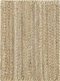 Merkloos HAMID Jute Vloerkleed, Granada Tapijt 100% Natuurlijke Jute Vezels, Zacht Vloerkleed en Hoge Sterkte, Handgeweven, Woonkamer, Eetkamer, Slaapkamer, Hal Tapijt - (70x50 cm)
