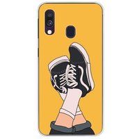 Samsung Galaxy A40 Sneakers Bedrukt Siliconen Hoesje