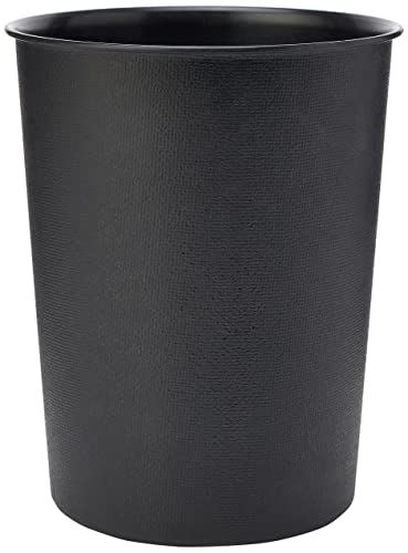JVL Quality Vibrance Lichtgewicht plastic Waste Paper Basket Bin - Black