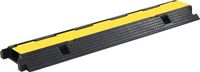 vidaXL - Kabelbeschermer - drempel - 1 - tunnel - 100 - cm - rubber - Geel