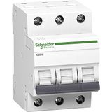 Schneider A9K02306 stroomonderbreker K60N 3P, 6A, C karakteristiek, 6kA