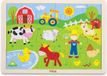 Viga Toys - Puzzle ferme - 24 pièces - Bois - Dès 12 ans