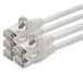 1aTTack.de 5x 5m Cat5 SFTP netwerkkabel 2x RJ45 wit