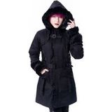 Poizen Industries Vesperis Jacket - Gothic Tussenseizoensjas - Zwart - S tot 4XL - Dames