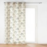Douceur d'intérieur Palmea Green Eyelet Curtains (140 x 240 cm)