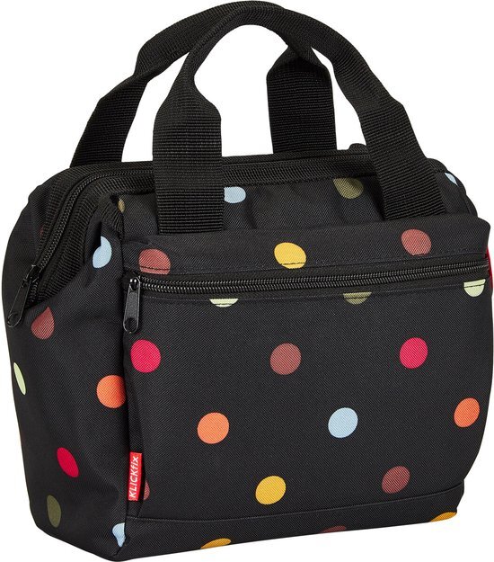 KlickFix Roomy Handlebar Bag, dots