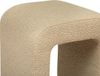 Atmosphera Sevi Poef - Bouclé - Beige - Rechthoekig