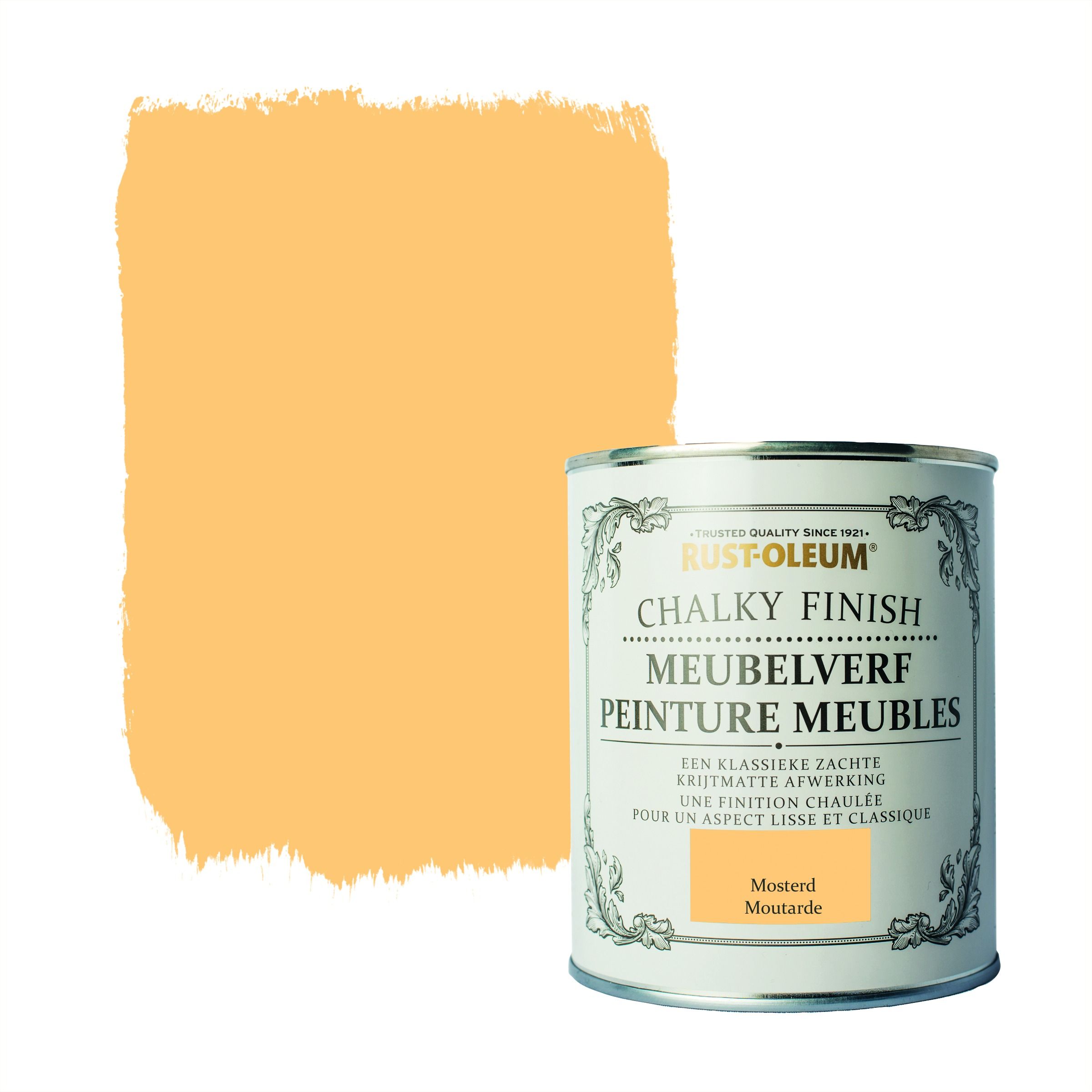 Rust-oleum meubelverf Chalky Finish mosterd 750 ml